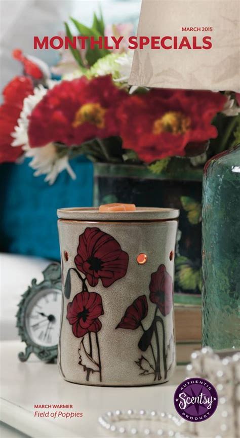 Scentsy® Field Of Poppies March 2015 Warmer Of The Month Barbara