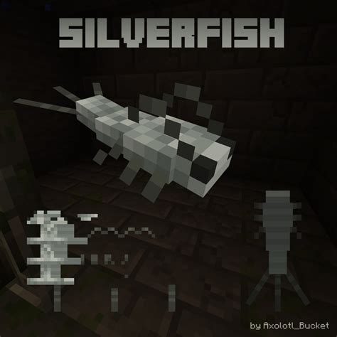 Silverfish Model And Texture I Made For My Texture Pack Optifine Oc