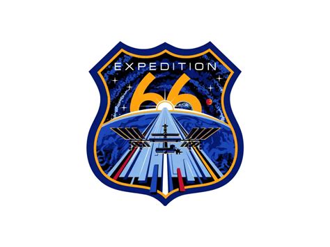 ISS Expedition 66 Logo PNG vector in SVG, PDF, AI, CDR format