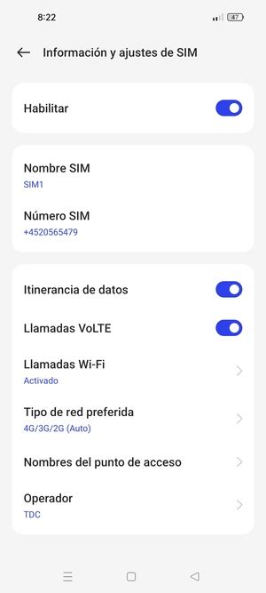 Configurar Itinerancia Roaming De Datos OPPO Android Android 13