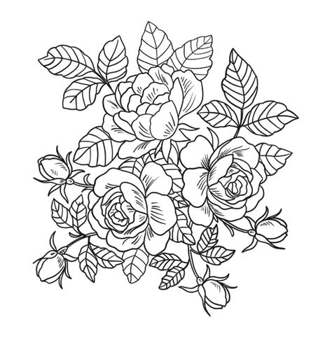 Dibujos De Flores Para Colorear Para Adultos