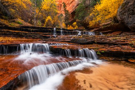 Natures Flows Arch Angel Falls Photos Of Zion National Park In Utah