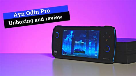 Ayn Odin Pro Part Unboxing Retro Gaming Review Youtube