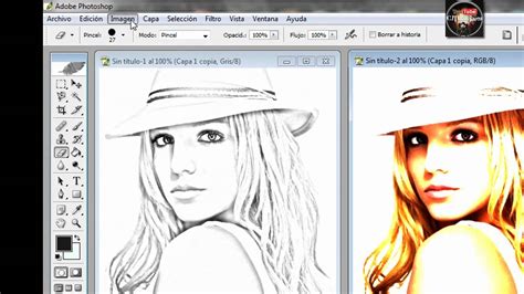 Hacer Efecto De Dibujo En Photoshop YouTube