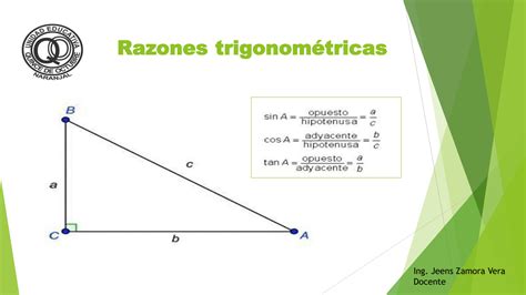 SOLUTION Las Razones Trigonom Tricas De Un Tri Ngulo Rect Ngulo