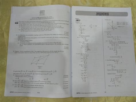 Kertas Model Spm Matematik Tambahan Kertas Hobbies Toys Books