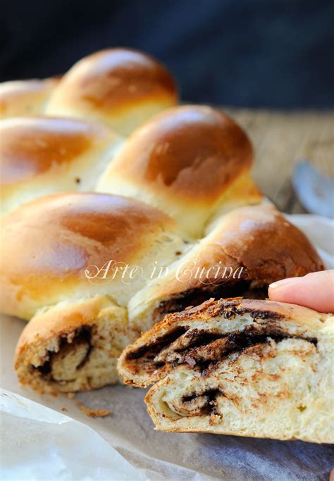 Treccia Brioche Dolce Alla Nutella Soffice Arte In Cucina