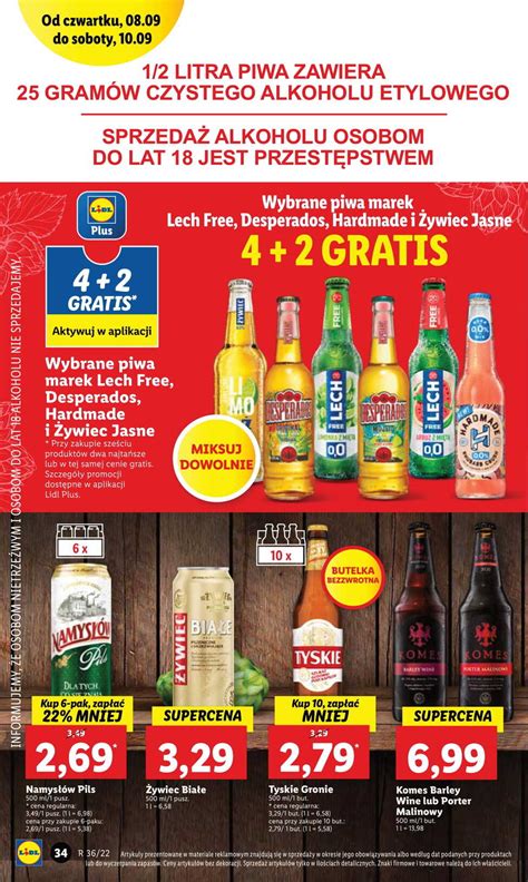 Lidl 08 09 2022 Gazetka Piwa