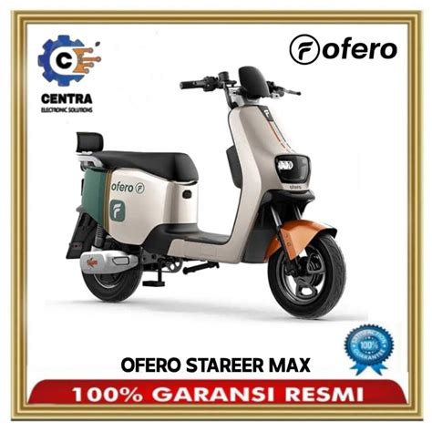 Jual Sepeda Motor Listrik OFERO STAREER MAX 600 Watt Electric E Bike