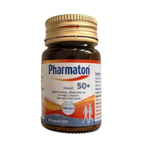 Pharmaton 50 Plus 30 Kapsül Kutusuz Sonkullan