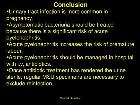 Urinary Tract Infections During Pregnancy