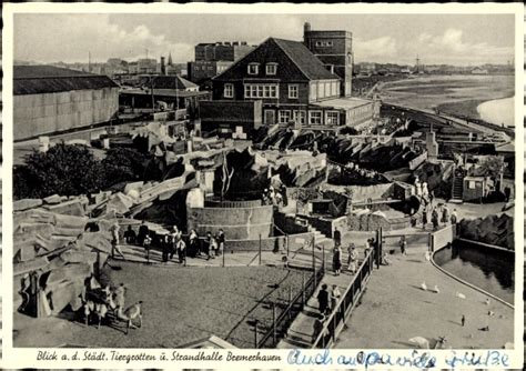 Ansichtskarte Postkarte Bremerhaven Blick An Den Akpool De