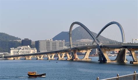 Hong Kong S Tseung Kwan O Cross Bay Bridge Opens To Traffic Guangming