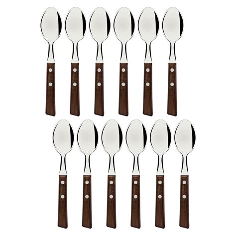 Tramontina Tradicional 12-Piece Set of Table Spoons with Stainless ...