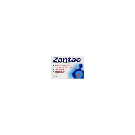 Zantac 75 Tablets 48 Tabs Pharmacy And Health From Chemist Connect Uk