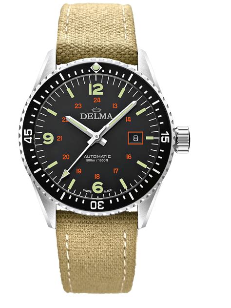 DELMA Cayman Field Automatic 41601.706.6.034 | Red Army Watches Malaysia