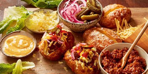 Cheeseburger Jacket Potato Platter Recipe Woolworths