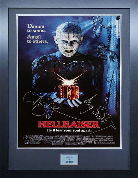 Hellraiser Signed Movie Poster – The Frame Lab