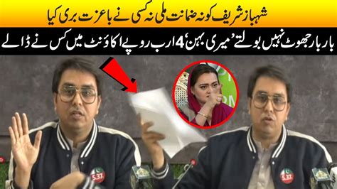 Shahbaz Gill Press Conference After Maryam Aurangzeb Press Conference