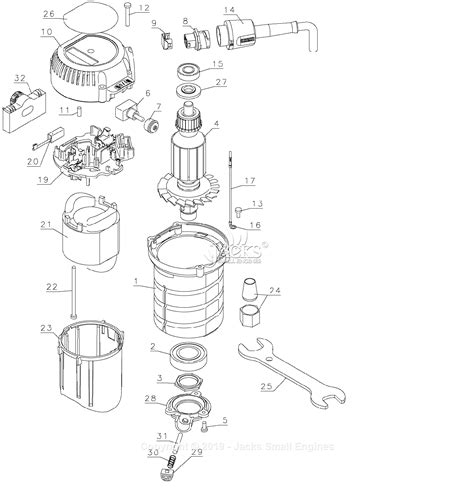 Dewalt Dw618m Type 1 Parts Diagram For Default