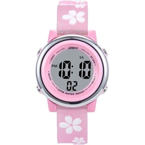 Zeiger Montre pour Fille Électronique Enfant Sakura Fleurs de cerisier