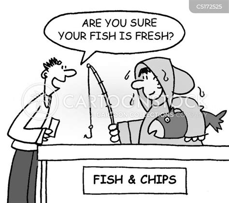 Fish And Chips Cartoons And Comics Funny Pictures From Cartoonstock