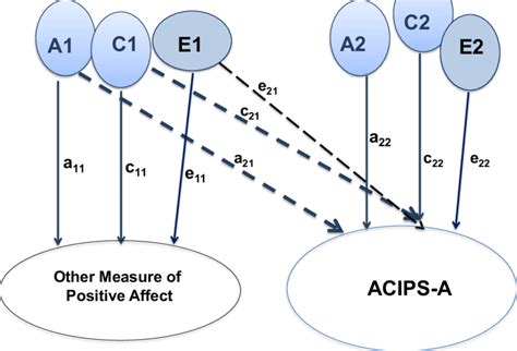 Bivariate Biometric Model The Figure Depicts The Full Bivariate