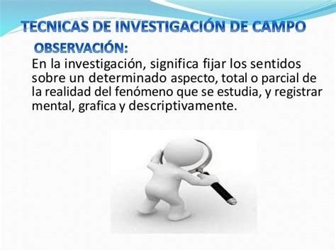 Técnicas De Investigación De Campo Tipos Y Ejemplos