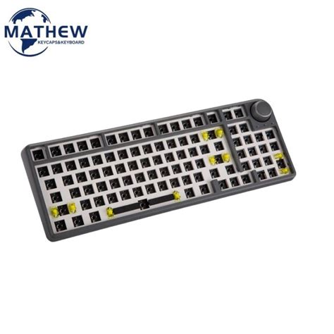 MATHEW TECH MK96 Gasket Mechanical Keyboard Kit Hot Swappable Three Mode Wireless Knob Prelubed