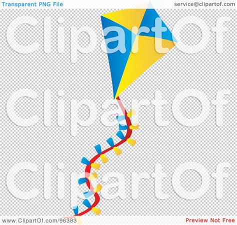 Royalty Free Rf Clipart Illustration Of A Colorful Kite Flying In The