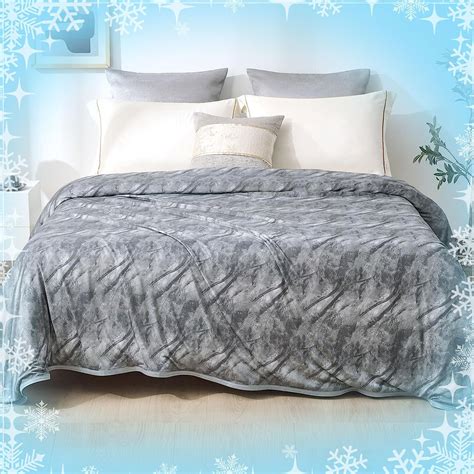 Tametra Cooling Blanket For Hot Sleepers Tie Dye Decorative Weighted Blanket Double Sided King