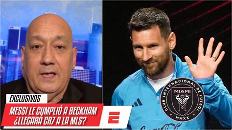 Messi Al Inter Miami Primera Promesa Cumplida De Beckham La Segunda