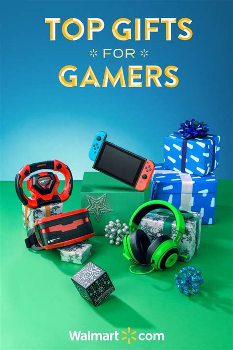 the top gifts for gamers are on display in front of presents and video ...