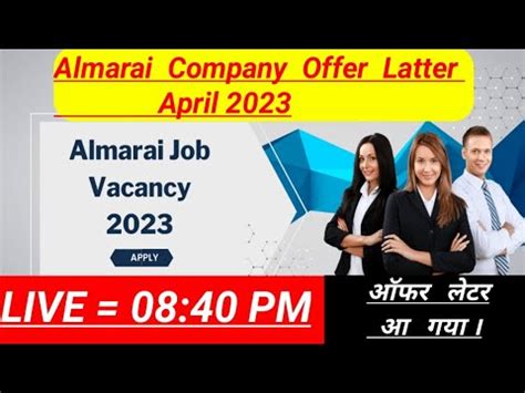 Offer Letter Almarai Company 2023 Finally Almarai Company Big Update