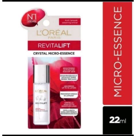 Jual Loreal Paris Revitalift Crystal Micro Essence 22 Ml Shopee Indonesia