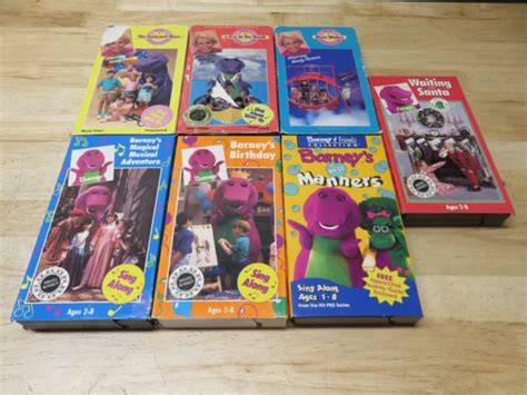 VINTAGE BARNEY & The Backyard Gang VHS LOT of 7 Sandy Duncan Covers 1988-1992 EUR 100,26 ...