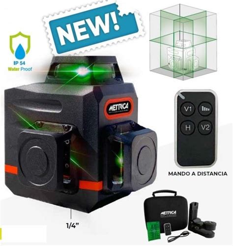 LOTE METRICA MINI GREEN 3D MEDIDOR ALU 60 FLEXOMETRO BLACK 5X25