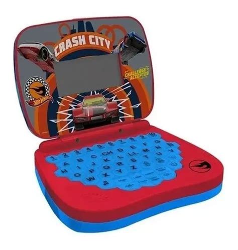 Brinquedo Laptop Did Tico Infantil Hot Wheels Bil Ngue Frete Gr Tis