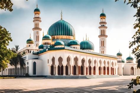 premium ai image  mosque   city  jerusalem