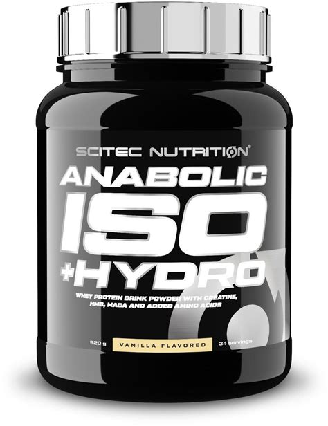 Scitec Nutrition Anabolic Iso Hydro 920 G Dose Vanille Bei Metasport