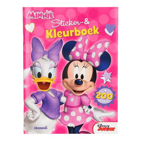 Minnie Mouse Sticker En Kleurboek Thimble Toys