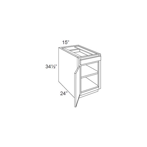 Graphite Grey Shaker Base Cabinet