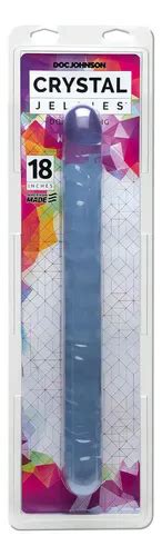 Dildo Crystal Jellies Double Dong Clear MercadoLibre