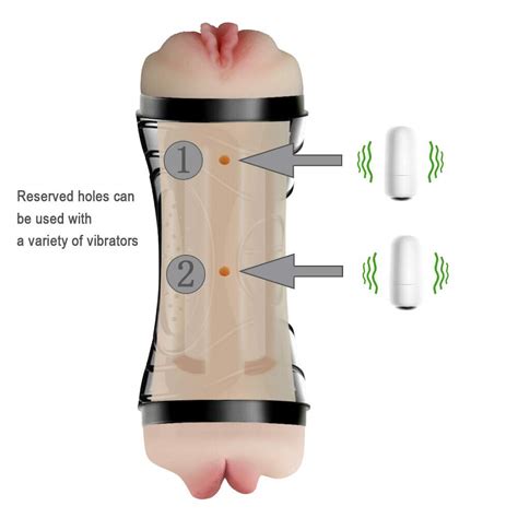 Masturbador Vagina E Boca Em Cyberskin Mini Lanterna Training Master