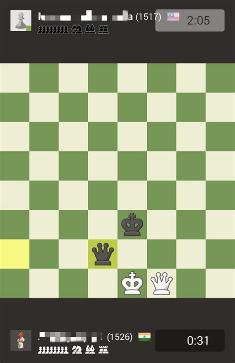 Got this poetic position in my game today. Even though the material is