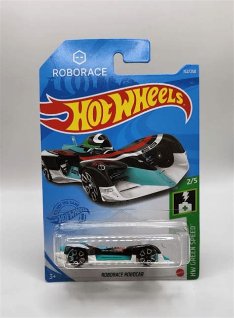 Hot Wheels Roborace Robocar (152/250) HW GREEN SPEED Series - Diecast ...