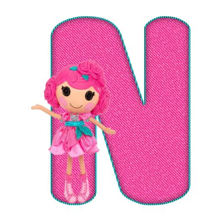 Buchstabe Letter N Lalaloopsy Letter N Lettering