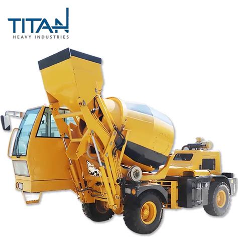 ISO Approved Hydraulic Titan Naked Outfit Loading Concrete Self Loading Mixer Self