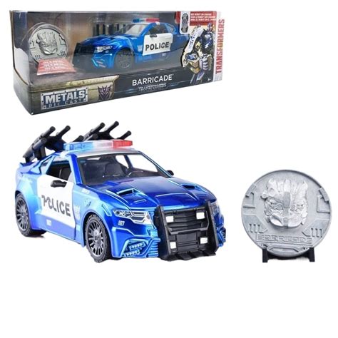 Jada Transformers Optimus Prime Bumblebee Front Sight Roadblock Hot Broken Alloy Truck