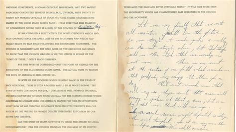 The original transcript of a speech that was delivered by the late Dr ...